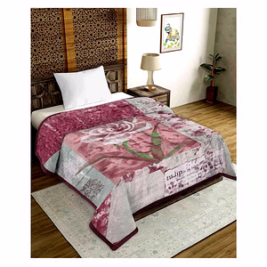 Monte Carlo Single Bed Blanket - PEARL (2 Ply, Ultra Soft)