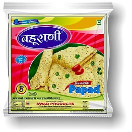 SWAD Bahurani (Chana Masala Papad )