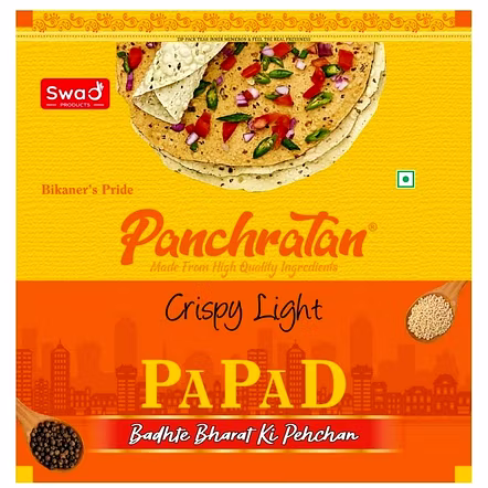 Panchratan ( Punjabi Masala Papad )