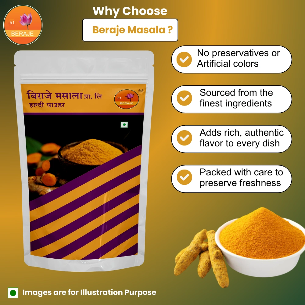 beraje organic Turmeric Powder, haldi Powder 250 G-Gms-2