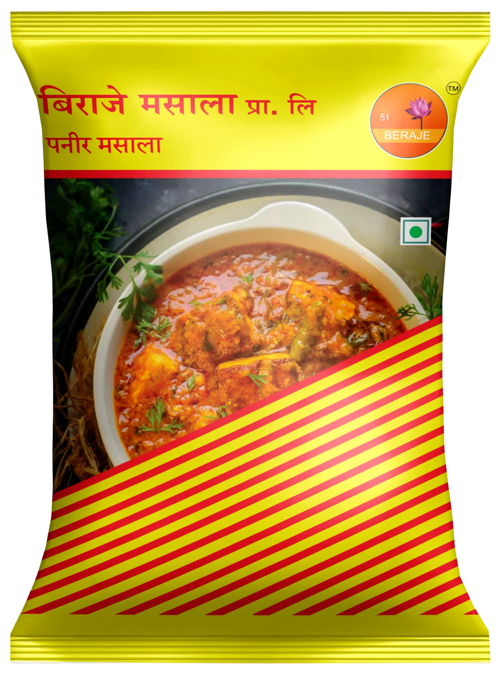 Beraje Paneer Masala 15G, Pack of 30 Pcs by Beraje Masala