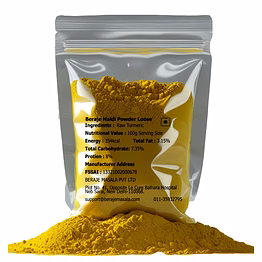 beraje natural haldi powder 250g - organic loose turmeric