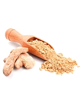 Dried Ginger flakes and powder