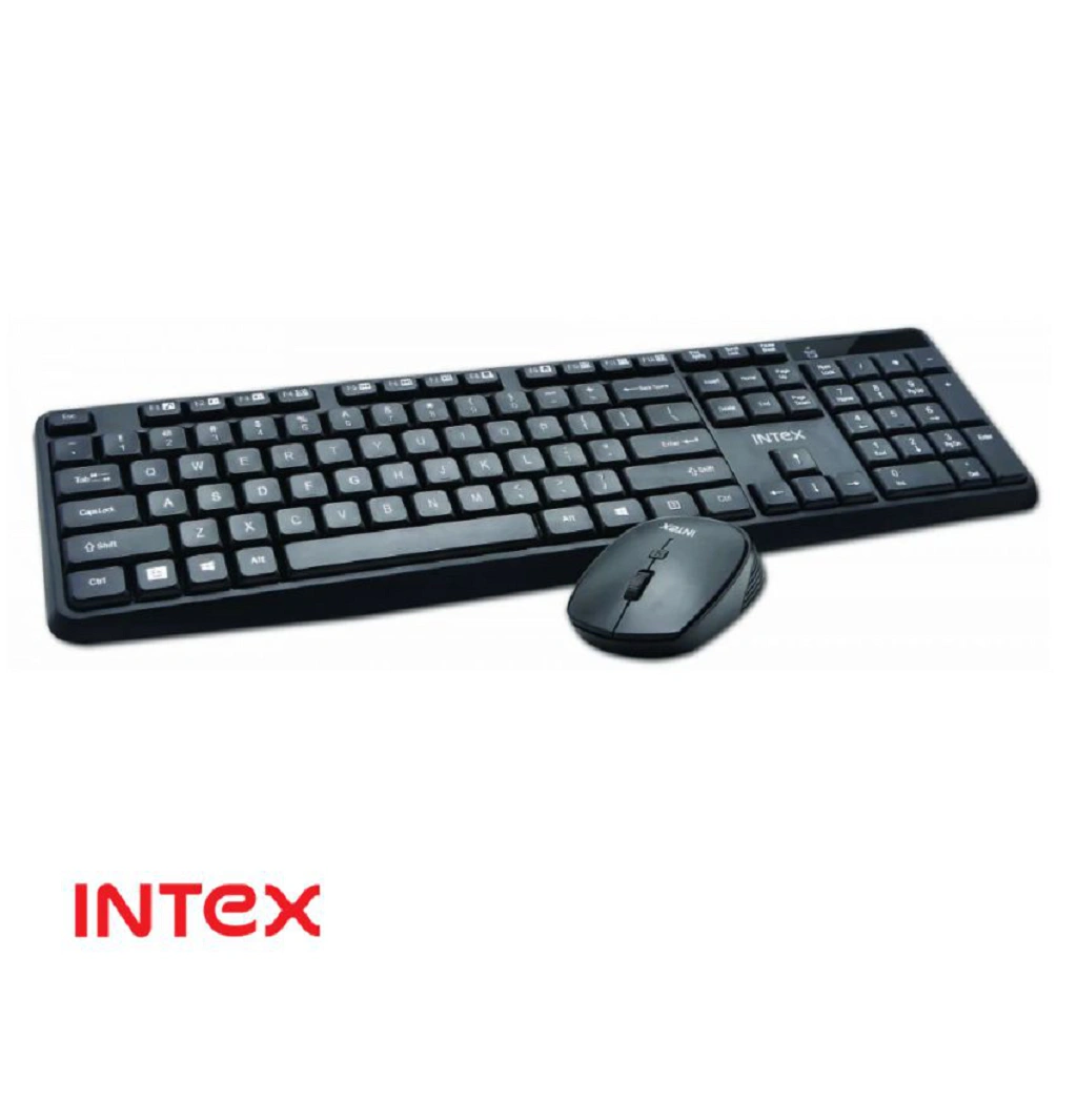 Intex IT-WLKBM01 POWER Wireless Keyboard &amp; Mouse Combo Combo Set-22080205