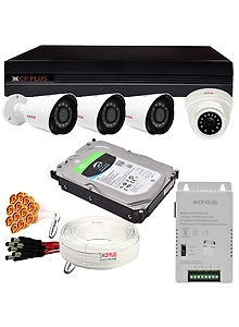 CCTV Camera 4 Channel set