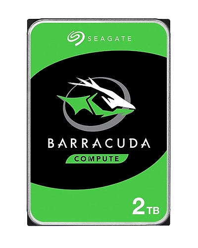 Seagate Barracuda 2 TB Internal Hard Drive HDD – 8.89 cm (3.5 Inch) SATA 6 Gb/s 5400 RPM 256 MB Cache for Computer Desktop PC-22080279
