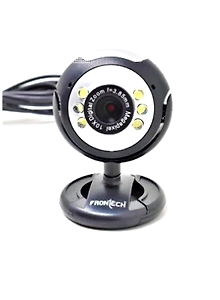 Frontech FT-2251 Webcam  (Black)
