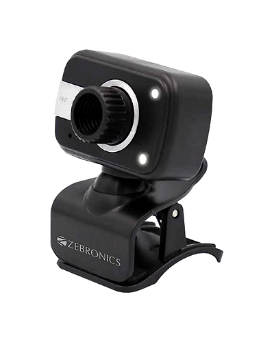 ZEBRONICS CRYSTAL PRO WEBCAM Webcam  (Red)-22080285