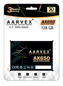 AARVEX AX650 2.5 SATA III SSD 6GB/S 128GB