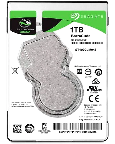 Seagate 1TB BarraCuda Laptop Hard disk SATA 6Gb/s 128MB Cache 2.5-Inch 7mm-1