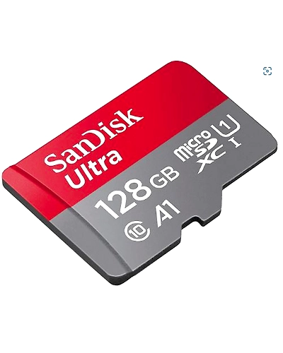 SanDisk Ultra microSD UHS-I Card 128GB, 120MB/s R-1