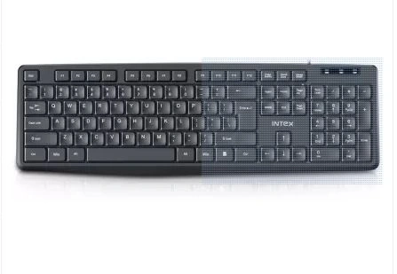 Intex Corona S Keyboard with with Checkered Design and Spill Resistant-22110101