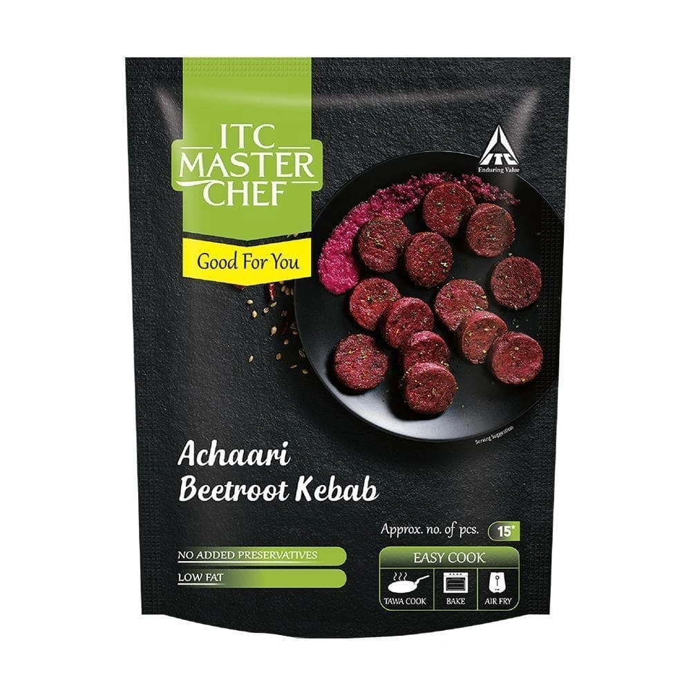 Itc Master Chef Achaari Beetroot Kebab 210G-1824