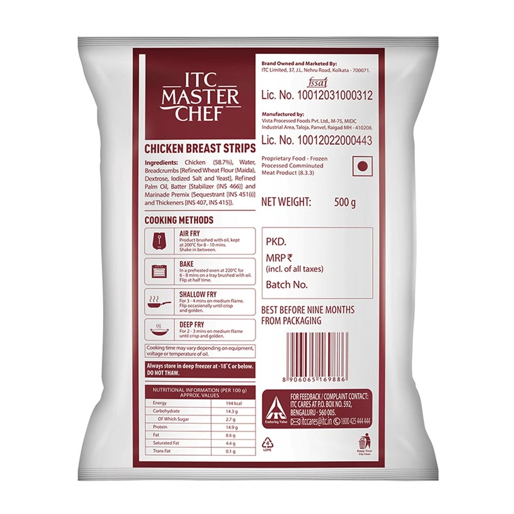 Itc Master Chef Chicken Breast Strips-1831