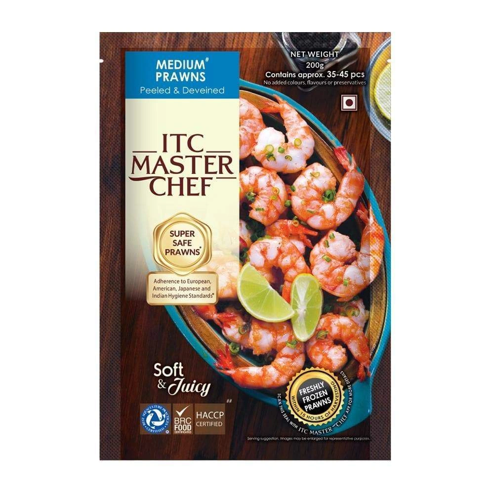 Itc Master Chef Medium Prawns 200G-1847