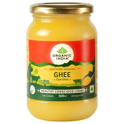 Organic Cow Ghee 500 Ml Bottle ,