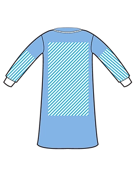 Surgical Disposable Gowns- Non Woven SMS Fabric-1-sm
