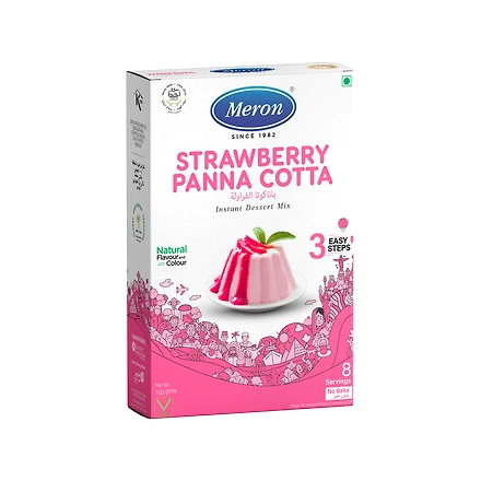 Strawberry Pannacotta Instant Dessert Mix 100 grams-3