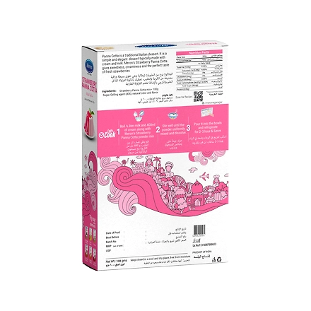 Strawberry Pannacotta Instant Dessert Mix 100 grams-4
