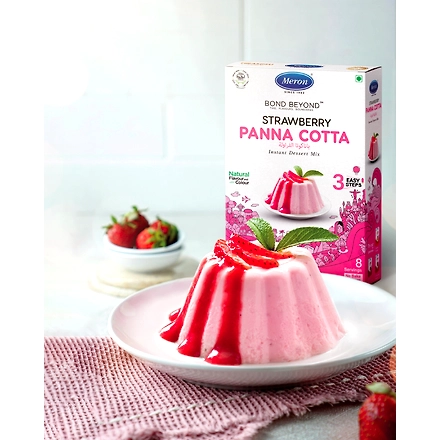 Strawberry Pannacotta Instant Dessert Mix 100 grams-5
