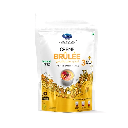 Crème Brulee Instant Dessert Mix 1Kg Horeca Pack-3