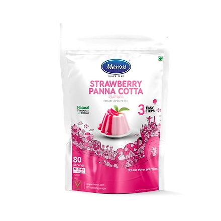 Strawberry Pannacotta 1 Kg Horeca Pack-4