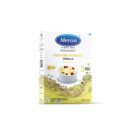 Meron Vanilla Custard Powder 100gms-3