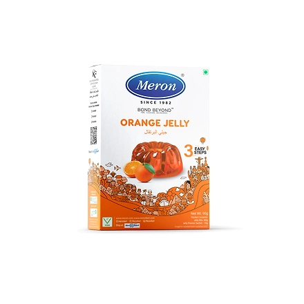 Meron Orange Jelly Premix 90gms-3