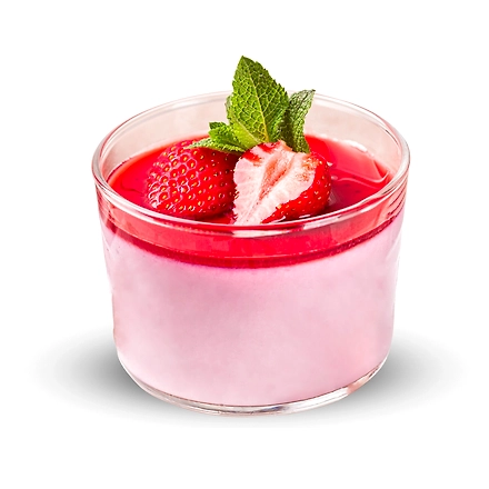Strawberry Pannacotta 1 Kg Horeca Pack-3