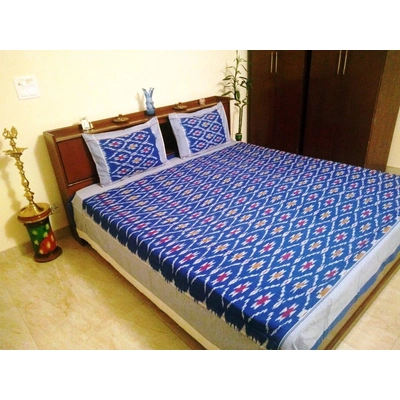 Blue queen bedspread , Blue Bedspread , Blue bed throw , Bedsheets India , FREE SHIPPING
