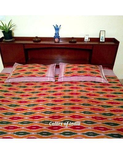 Ikat Bedspread , Bedspread Double , Bed Throw , FREE SHIPPING-3