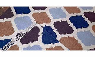 4 Feet x 6 Feet , Boho Rug Large , Rugs for Hallway , Kilim Rug , Indian Rug , Washable Rug , FREE SHIPPING
