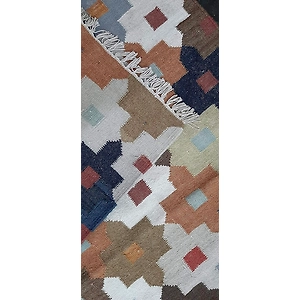 3 Feet x 5 Feet , Rugs for Living Room , Floor and Rugs , Handwoven Rug , Indian Dhurrie , Washable Rug , FREE SHIPPING