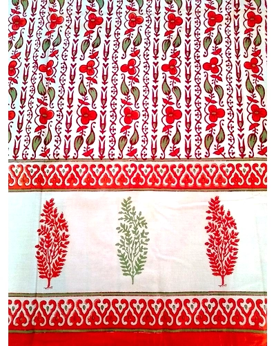 Block Printed Table Cloth , Rectangular Table Cloth , Indian Table Cloth , Anniversary Gifts , FREE SHIPPING-1
