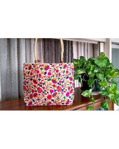 Shoulder Bags for Women , Cloth Handbags Womens , Embroidery Bag , Fabric Tote Bag , FREE SHIPPING-11288820