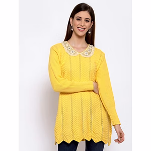 Womens Yellow Sweater , Womens White Sweater, Womens Wool Sweaters , Knit Tunic ,Sweaters for Women , FREE SHIPPING