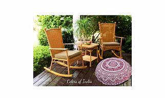 Large Floor Cushion Cover , 32 Inch Round Pillow Cover , Floor Pillow Cover , Mandala Floor Pillow , Round Seat Cushion , FREE SHIPPING