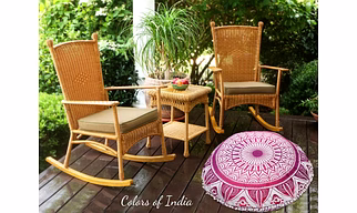Red Round Pillows , 32 Inch Round Pillow Cover Meditation Pillow ,Mandala Pillow Cover , Floor Sitting Cushion , FREE SHIPPING