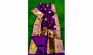 Sarees for Wedding , Sarees for Women with blouse , Pure silk saree  , Silk Mark Certified , FREE SHIPPING