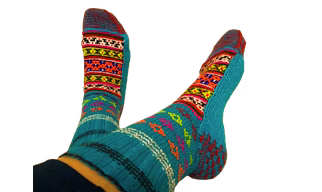 Handmade Wool socks , Ladies Hand Knit Socks , Warm Socks, FREE SHIPPING