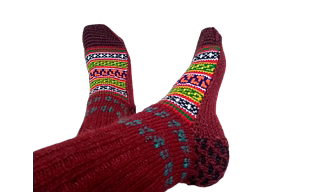 Handmade Wool socks , Ladies Hand Knit Socks , Warm Socks, FREE SHIPPING
