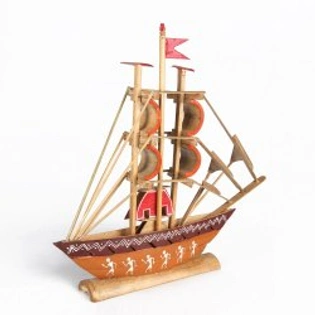 Tribal warli Handicraft-Boat Model