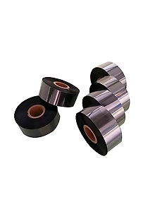 SMART PACK Ribbon Role for Ribbon Batch Coding Date Printing Machine Pack of 5 (30 X 100 mm, Black)