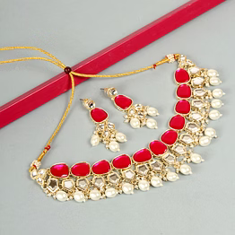divisha designer jewellery set with earring