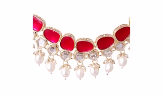 Designer Jewellery Set With Earring