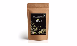 MISAAN Indian Masala Chai,Black Tea with Spices,Pure and Organic Indian Chai, Loose Leaf Tea