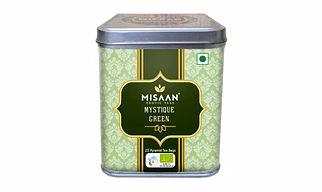 MISAAN Mistique Green,Green Tea,Organic, Darjeeling and Natural Green Tea (20 Pyramid Tea Bags)