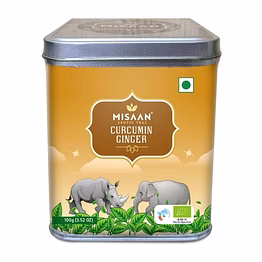misaan curcumin ginger,green tea with ginger and turmeric,organic and natural loose leaf tea