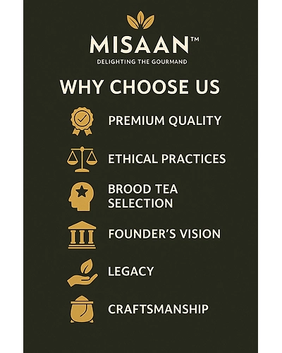 MISAAN Assam Rhino,Black Tea Organic And Natural Assam CTC Granules Rhino Black Tea (20 Pyramid Tea Bags)-2