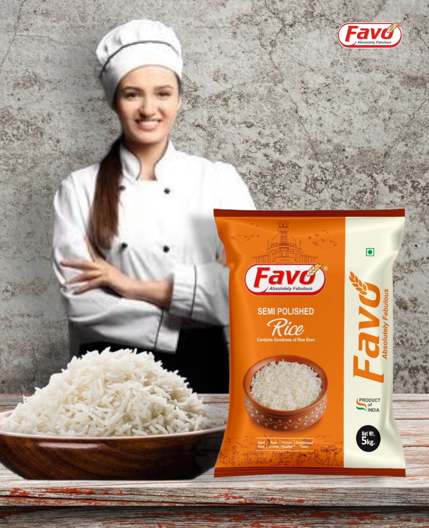 Favo Rice-We aim at providing good quality food to our consu-1